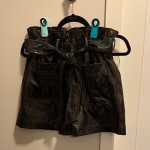 Blank NYC High Waist Black Shorts